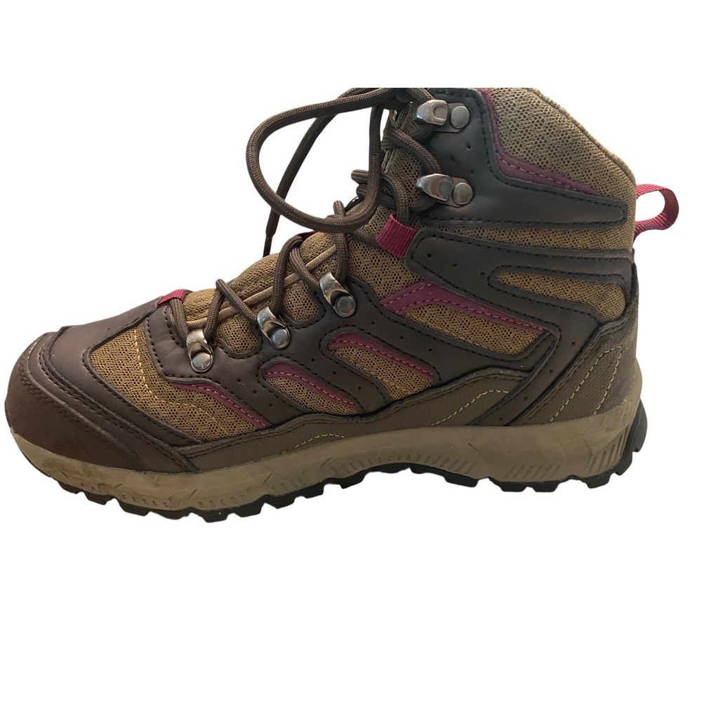 ⁠NEW Northside Croswell Mid WP Women 7 Brown Wine Waterproof Hiking Boots NIB - Picture 3 of 10